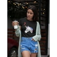 thumbnail image 2 of Unicorn With Hearts T-Shirt Women -Image by Shutterstock, Female x-Large, 2 of 4