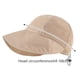thumbnail image 2 of Sombrero reversible 2 en 1 de ala ancha para mujer, sombreros de protección UV para playa Glof, 2 of 5