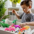 thumbnail image 5 of Playdough Dinosaur Eggs Sets, Easter Basket Stuffers for Toddler, Playdough Sets for Kids Ages 4-8, Easter Dino playdough Dinosaur Play Dough Eggs Molds Toys Gifts, 5 of 7