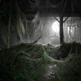 thumbnail image 3 of Fufafayo Holiday Horror Gauze for Nightmare Themed Party Supplies Cobweb Decor Wall Courtyard Entrance Porch Decoration Indoor Outdoor Spooky Hanging Fabric, 3 of 6