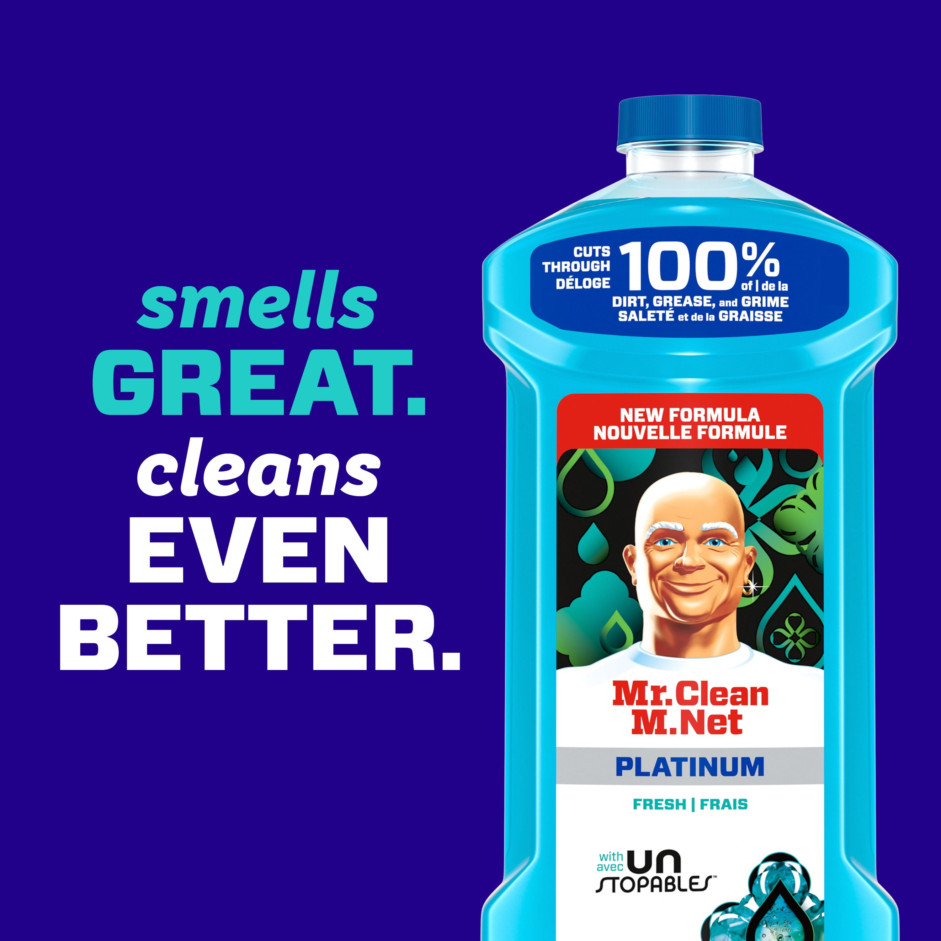 Mr. Clean All Purpose Cleaner, Floor Cleaner, Mop Soap, Cleaning Liquid, Unstopables, 1.21L, 1 Pack