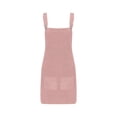 thumbnail image 6 of Vhkiploz Summer Mini Pinafore Dress for Women's Square Neckline Sleeveless A-Line Tank Dress Adjustable Straps Solid Color Tunic Dress with Pockets, 6 of 10