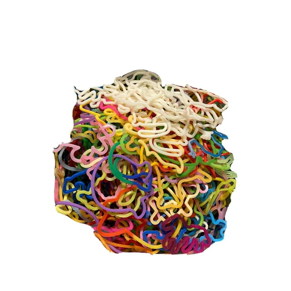 Lot of Random 10 Silly Bandz Assorted Grab A Bag Silicone Bands