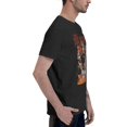 thumbnail image 4 of T-Shirt de Musique de Nuit Three Rock Dog pour Hommes Mode Confort Tee Coton Manches Courtes Amples, 4 of 5