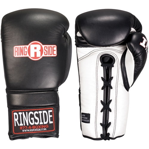 Ringside IMF Tech? LaceUp Sparring Boxing Gloves 16 oz Black Walmart