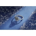 thumbnail image 3 of VAKKI 925 Sterling Silver Womens Flower Rings Simple Rings Vintage Statement Stacking Rings Size 5-9, 3 of 5