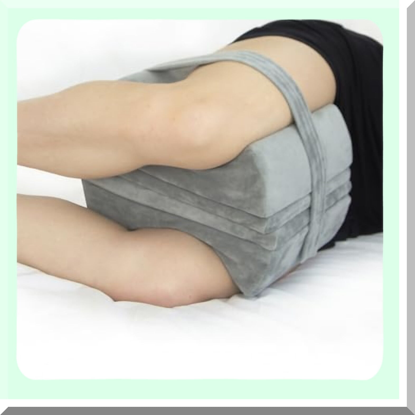 OrthoSleep Memory Foam Knee Hip Leg Pillow Customizable Thickness for Side Sleepers Lower Back Pain Sciatica Relief Orthopedic Support for Better Sleep Walmart