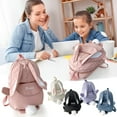 thumbnail image 1 of Sentmoon Backpack for Men Work Backpack College Backpack Children's Solid Color Small Backpack Boys and Girls Schoolbag Student Schoolbag Personalized Bunny Backpack, 1 of 3