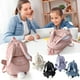thumbnail image 1 of Mochila de conejito de color liso para preescolar • Poliéster ligero • 30x24x9cm • Mochila infantil fácil de limpiar, 1 of 2