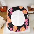 thumbnail image 5 of Homewish Country Fungus Mushroom Full Size Sheets,Colorful Cartoon Flower Bed Sheets,Orange Black Sheet Sets For Children,Breathable Home Decor,4pcs, 5 of 7