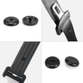 thumbnail image 1 of 20 botones de clip de plástico negro para cinturón de seguridad de coche., 1 of 5