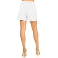 thumbnail image 3 of Women's Casual Comfy Elastic High Waist Loose Fit Basic Solid Pants Shorts, 3 of 3