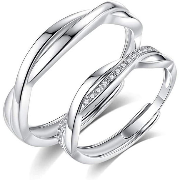 Anillos ajustables pareja