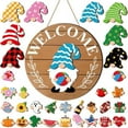 thumbnail image 1 of Señal Bienvenida Intercambiable Halloween Con Sombreros Magnéticos (K), 1 of 9