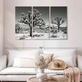 thumbnail image 2 of Elephant Stock Famous Joshua Trees Wall Art - Horizontal Multi Panel Canvas - Hallway Wall Decor - Floral And Botanical Multi Panel - Black And Gray Decor By Philippe Hugonnard - 50" x 32", 2 of 4
