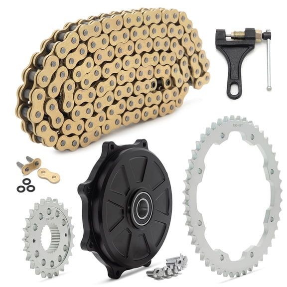 Chain 24T Front 48T Rear Sprocket Conversion Kit for Harley Touring Twin Cam M8 09-up