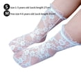 thumbnail image 4 of Calcetines de encaje hasta la rodilla para niña, medias de tubo, malla de encaje de princesa, moda de verano, nuevo estilo, 4 of 4