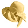 thumbnail image 4 of Lispipm Summer Beach Sun Hats for Women Wide Brim Ruffle Bow Hiking Caps 2026 Outdoor Vacation Hat for Ladies Hot Day Yellow, 4 of 5