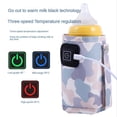 thumbnail image 3 of Universal USB Leche Calentador de Agua Cochecito Viaje Bolsa Aislada BiberóN PortáTil para BebéS Camuflaje-, 3 of 5