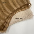 thumbnail image 2 of Extensión de cabello humano 100 % virgen Genius Weft de fábrica, 100 g, trama de cabello liso invisible para salón, 2 of 5