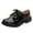Black, variant on Girls Shoes,Boys Performance Dress Boots with Thick Sole for School Students Comfortable Solid Color Design,Kids Shoes,Black,16-16.5 Years