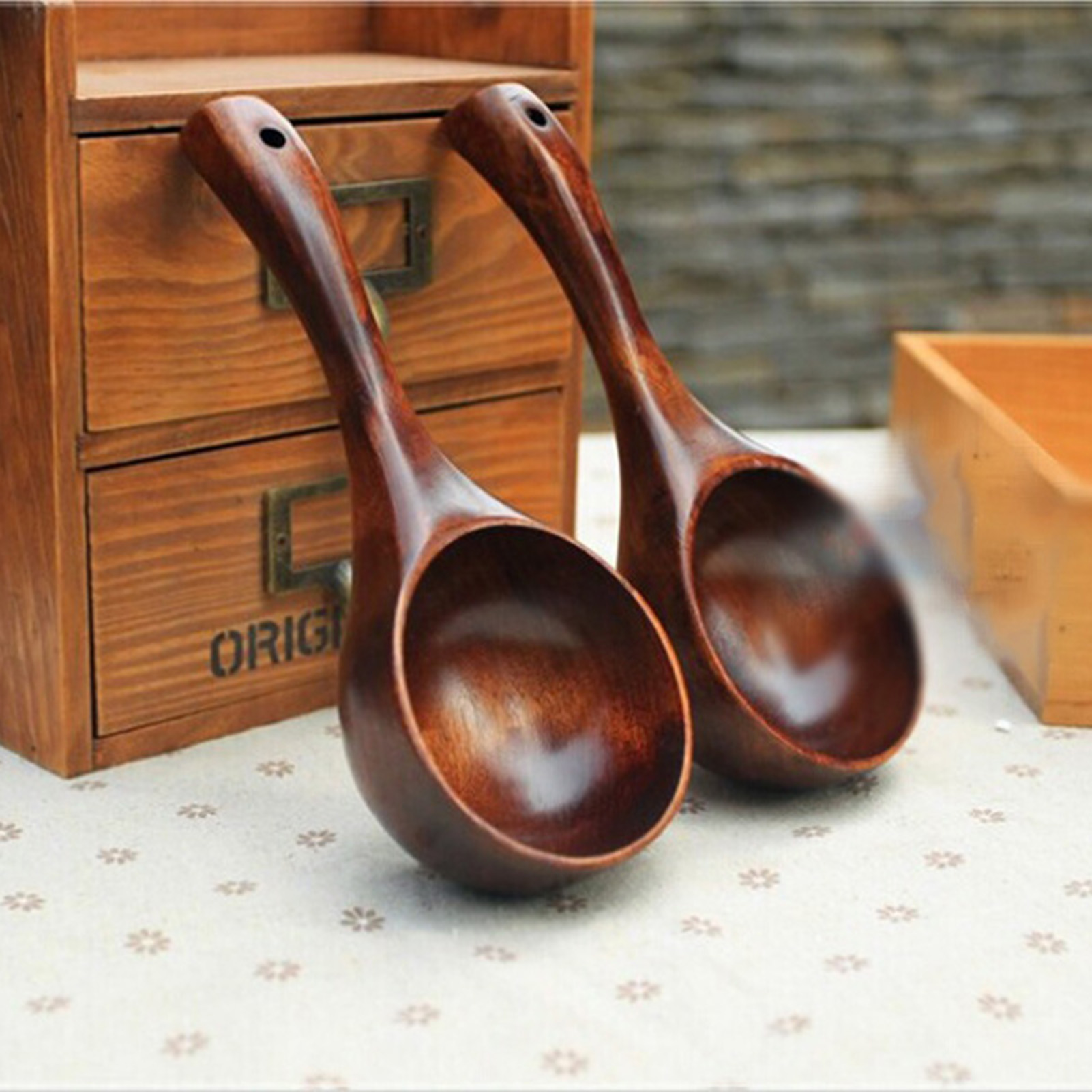 Travelwant Coffee Spoons, Coffee Scoops,Wooden Coffee Ground Spoon