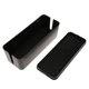 thumbnail image 1 of Caja de cable de alimentación para escritorio, TV y computadora | ón de cables | Ocultar todos los cables eléctricos y regletas de | Org Negro Soledad Caja de gestión de cables, 1 of 10