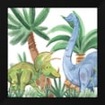thumbnail image 2 of Jamie Douglas 20x20 Black Modern Wood Framed Wall Art Titled - Dino Buddies II, 2 of 6