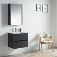 thumbnail image 2 of 24" Freestanding Bathroom Vanity with Ceramic Sink - Silver Grey, 2 of 9