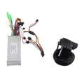 thumbnail image 2 of Motor Controller Thumb Throttle Set, Thumb Throttle  Heat Dissipation Aluminum Alloy Shell 36V 48V 500W Multifunctional  for 22.5mm Handlebars, 2 of 8