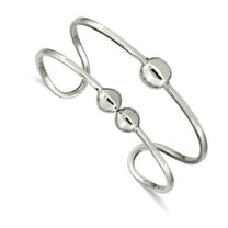 925 Sterling Silver Bangle Bracelet Cuff Bracelet for Women - 16.1 Grams