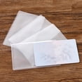 thumbnail image 1 of BEADCEST 50pcs Cardholder Transparent Cover Dull Polish Rectangular for Card Protection, 1 of 8