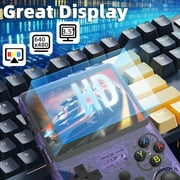 Retro Handheld Game with Dual OS Android 11 and Linux,RG353V with 64G TF Card Pre-installed 4452 Games Supports 5G WiFi 4.2 Bluetooth Online Fighting,Streaming and