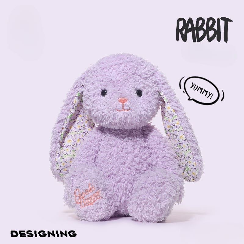 Yummy Bunny Plush Toy - Ultra-Soft Cute Rabbit Stuffed Animal, Comforting Doll for Girls, Perfect Birthday Gift