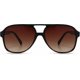 thumbnail image 2 of Retro Polarised Sunglasses for Women Men Oversized Vintage 70s Pilot Sunglasses Large Frame Classic Double Bridge Retro Glasses Anti UV400, 2 of 5