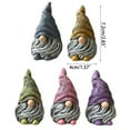 thumbnail image 2 of PatungKu Christmas Resin Gnome Figurine DecorativeHoliday New Year Party Decoration, 2 of 12