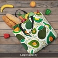 thumbnail image 6 of JUNZAN Tote Bags for Women Girls,Large Capacity Bag Reusable Grocery Shoulder Bag with Inner Pockets(Green Avocado), 6 of 9
