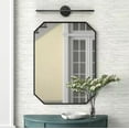 thumbnail image 3 of RRTYO Byers 23.6 in. 1-Light Black Linear Dimmable Wall Sconce 3000K Warm Light LED Bathroom Vanity Light with Round Backplate, 3 of 10