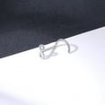 thumbnail image 5 of ZS 20G 3Pcs CZ Nose Studs Piercing Corkscrew Nose Rings Heart Infinity Cross Nostril Piercing, 5 of 6