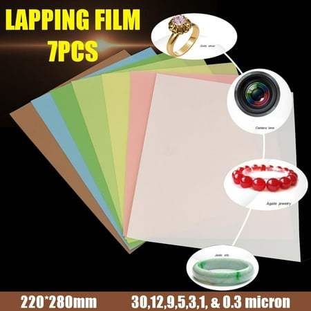 

BCLONG Lapping Sheets Film 7 Color Colorful Assortment Useful Hot High Quality