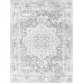 thumbnail image 1 of Unique Loom Richmond Medallion Border Rug  10' x 13' Rectangle White/Gray, 1 of 2