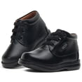 thumbnail image 1 of Zapato Escolar De Niño Arco Ortopédico Piel Antideslizante negro 13, 1 of 5