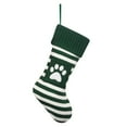 thumbnail image 2 of XEOVHV Christmas Stocking for Dogs Cats Pet Paw Stocking,18 Inches Large Puppy Kitty Bone Fireplace Christmas Trees Hanging Stocking Gift Candy Bag for Holiday Party Gift, 2 of 5