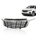 thumbnail image 6 of PIT66 Grille Front Bumper Grill Fit for Chevy Equinox 2022 2023 Chrome ABS Plastic, 6 of 9