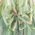 thumbnail image 5 of Tulle Fairy Dresses for Girls Sleeveless Floral Embroidered Dress Party Cute Summer Casual Photoshoot Dress, Green, 9 Months, 5 of 7