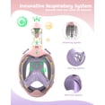 thumbnail image 3 of Máscara de Snorkel para Niños ACURE Full Face Antivaho y con Tubería Superior Seco para 3 a 8 Años, 3 of 9