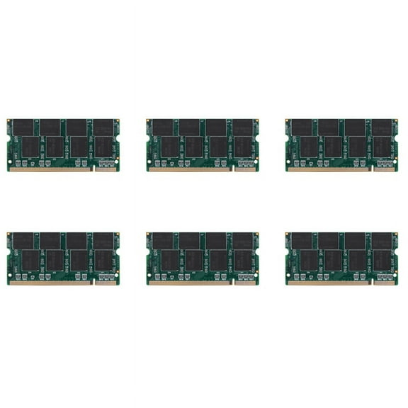 6X 1GB DDR1 Laptop Memory Ram SO-DIMM 200PIN DDR333 PC 2700 333MHz for Notebook Sodimm Memoria
