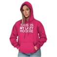 thumbnail image 4 of This Is My Lazy Hoodie Slacker Unisex Plus Fleece Graphic Hoodie Brisco Brands 5X, 4 of 5