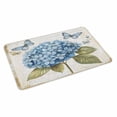 thumbnail image 2 of Blue Hydrangea Door Mat&nbsp;Indoor Outdoor Entrance, Non Slip Rug for Kitchen Bathroom Entryway Rug, Spring Vintage Botanical Butterfly Washable Doormat Floor Mat for Office Home Decor 24x36 Inch, 2 of 8