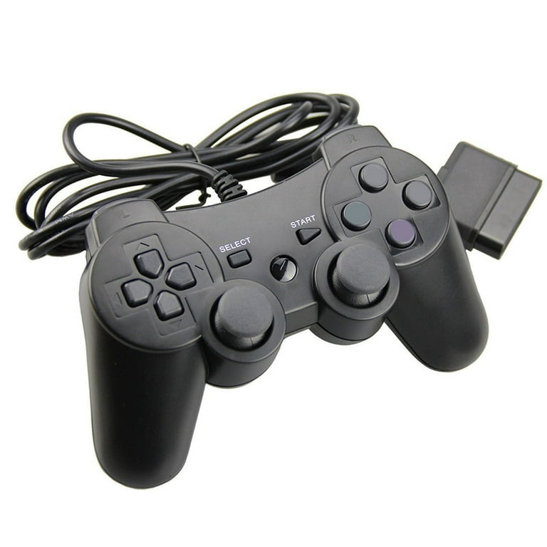 RetroFam 2 Pack Wired Controller Compatible for PlayStation 2 PS2